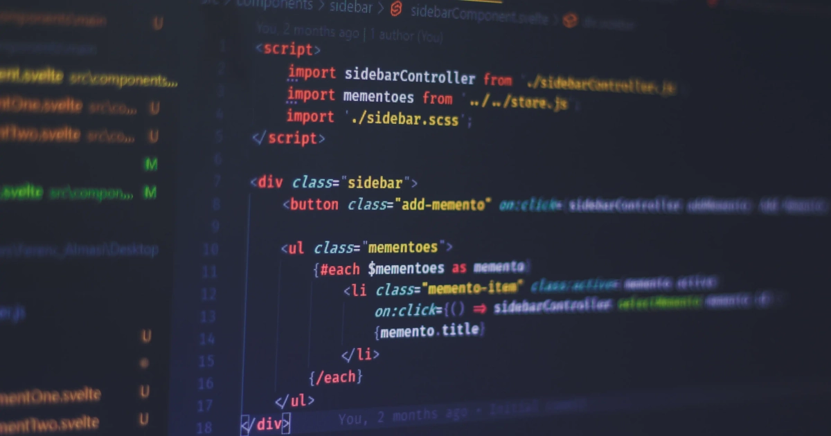 una pantalla con código html y SEO