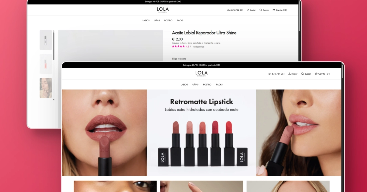 Lola Barcelona Website