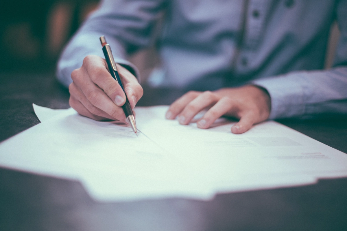 A writer crafting an engaging narrative